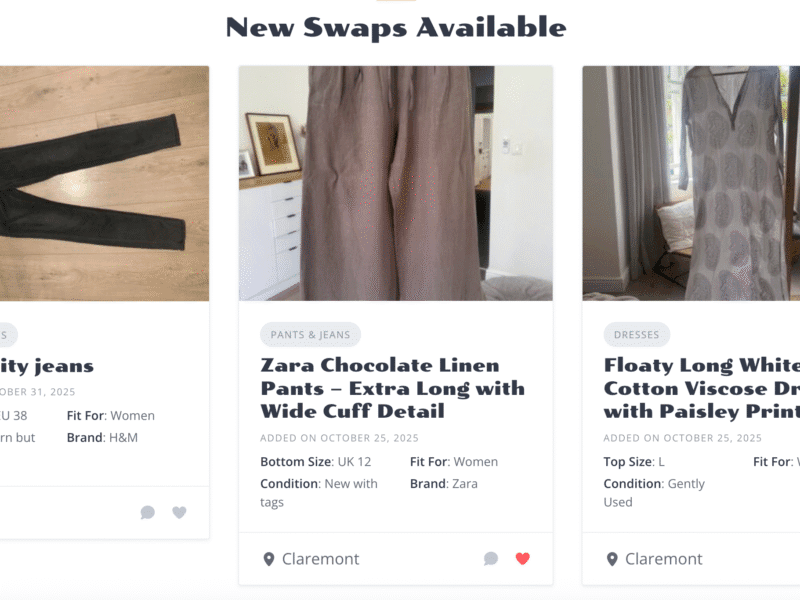 Swap Clothes For Free