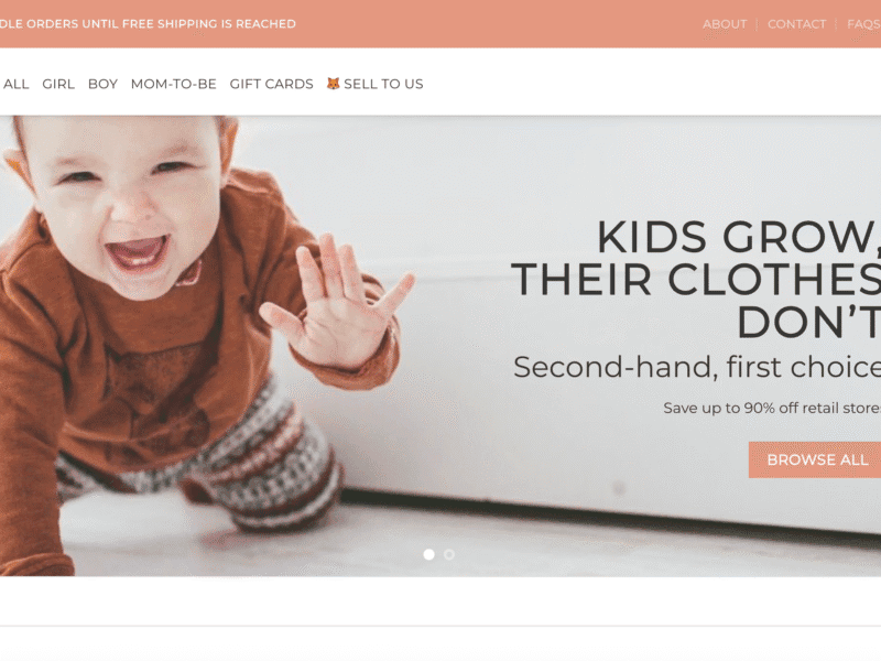 Quality & Affordable Kids & Maternity Second-hand Clothes